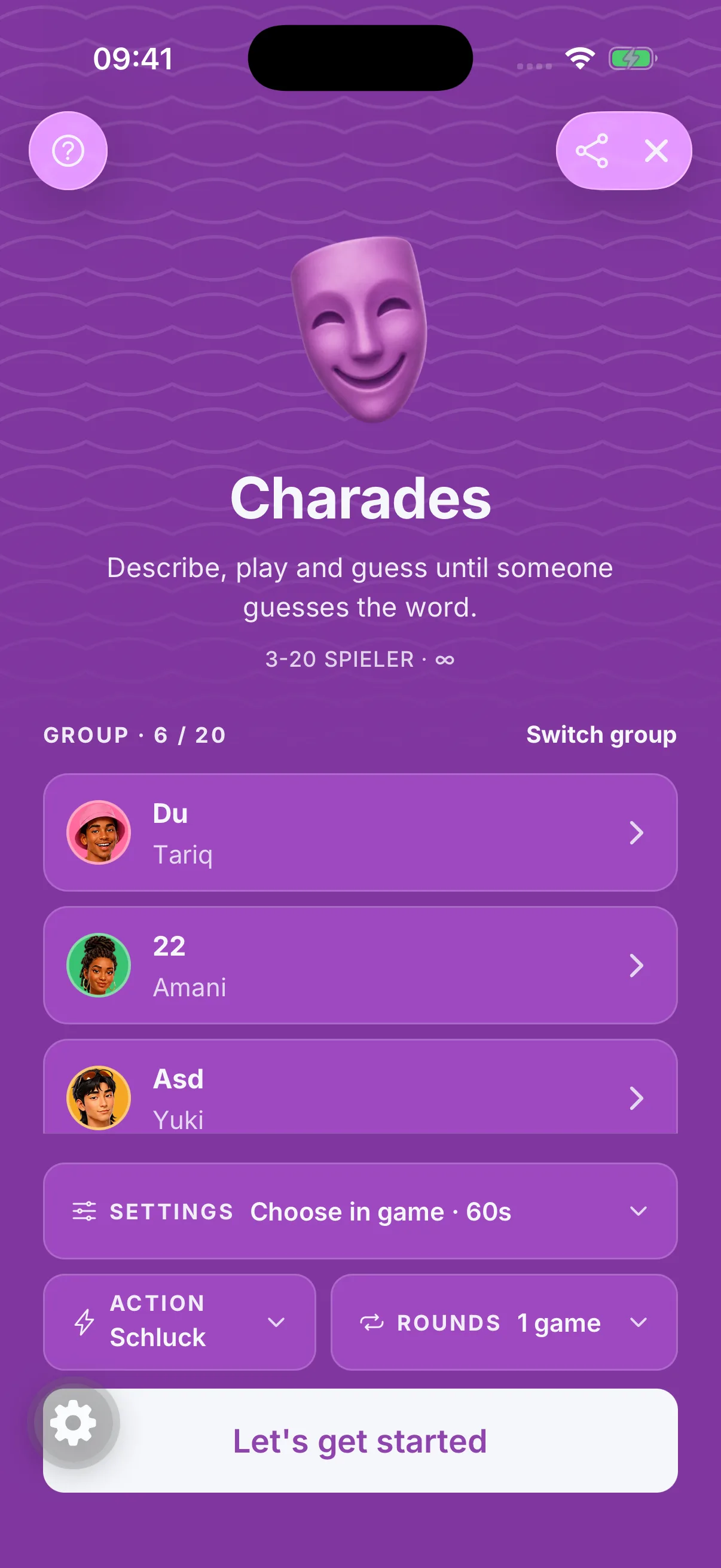 mime — jeux