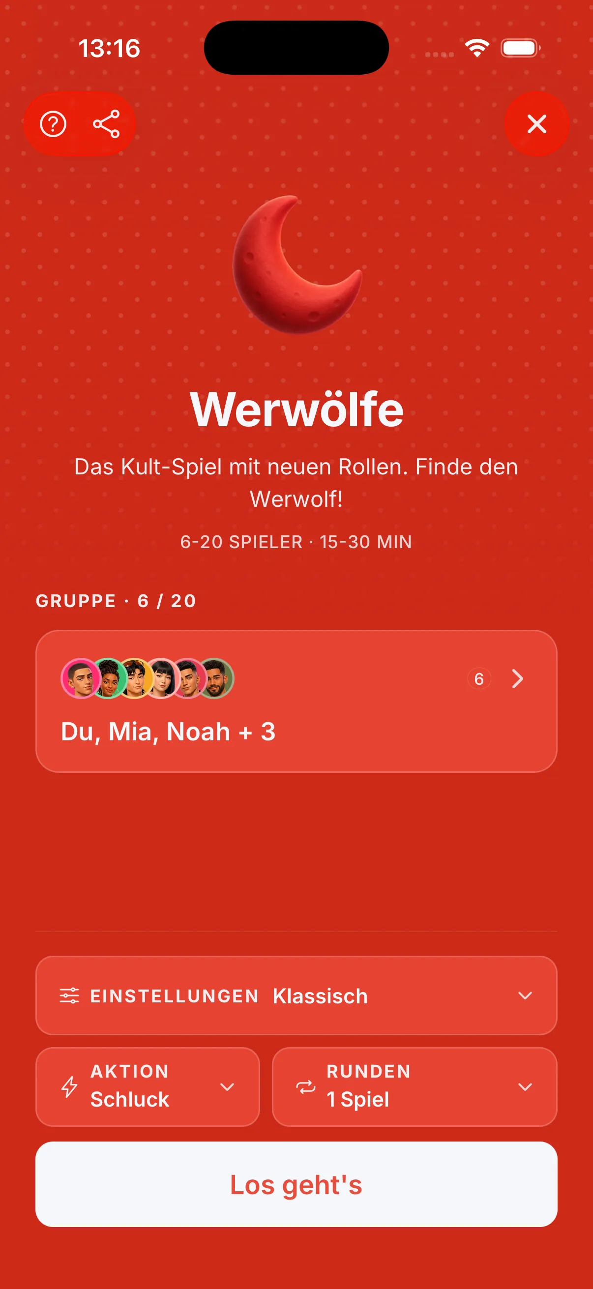 Werwölfe: Spiele